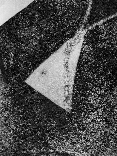 Charcoal study, fold